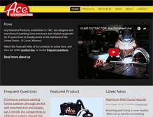 Tablet Screenshot of aceindustrialproducts.com